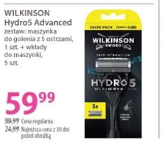 Zestaw maszynka do golenia Wilkinson Sword Hydro5 Advanced + wkłady