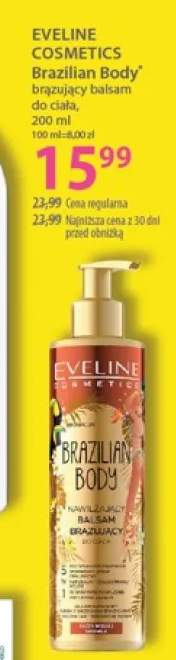 Brązujący balsam do ciała Eveline Cosmetics Brazilian Body