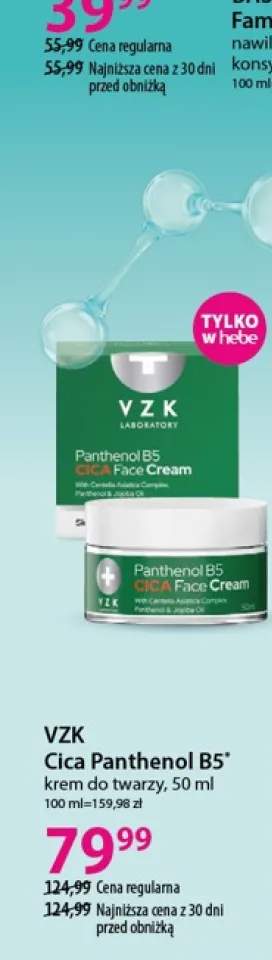 Krem do twarzy VZK Cica Panthenol B5