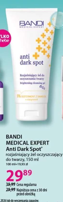 Rozjaśniający żel oczyszczający do twarzy Bandi Medical Expert Anti Dark Spot