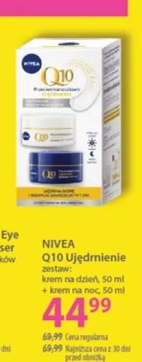 Zestaw Nivea Q10 Ujędrnienie krem na dzień + krem na noc
