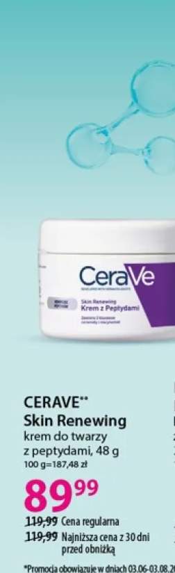 Krem do twarzy z peptydami CeraVe Skin Renewing