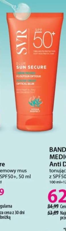 Ochronny kremowy mus do twarzy SVR Sun Secure SPF50+