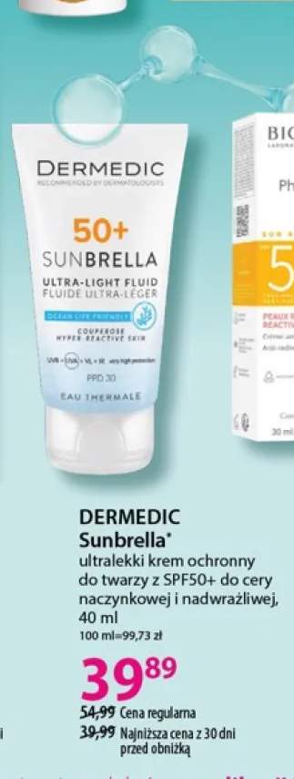 Krem ochronny do twarzy Dermedic Sunbrella SPF50+
