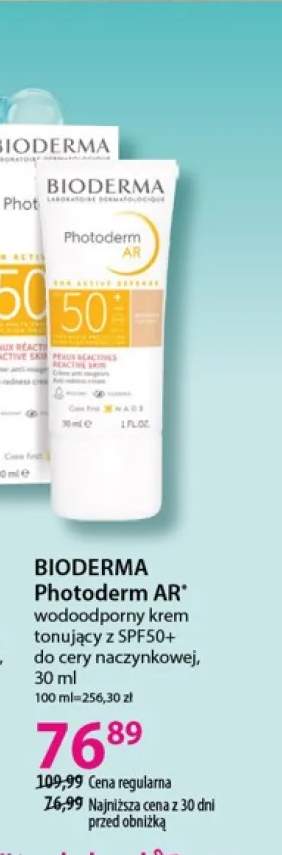 Krem tonujący Bioderma Photoderm AR SPF50+