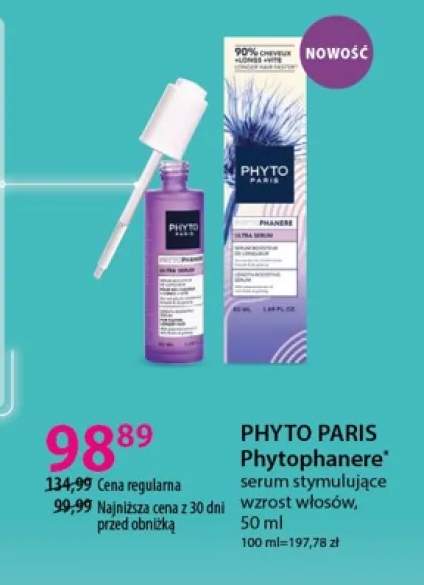 Serum stymulujące wzrost włosów Phyto Paris Phytophanere