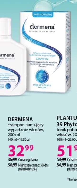 Szampon hamujący wypadanie włosów Dermena
