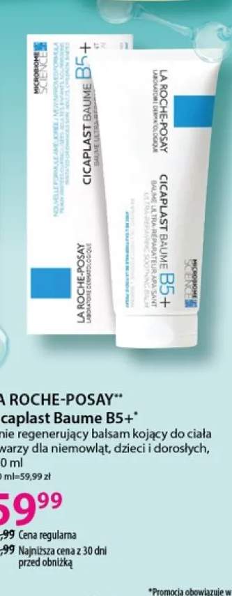 Balsam silnie regenerujący kojący do ciała i twarzy La Roche-Posay Cicaplast Baume B5+