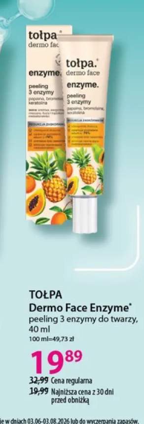 Peeling 3 enzymy do twarzy Tołpa Dermo Face Enzyme