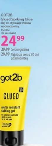Klej do stylizacji włosów got2b Glued Spiking Glue
