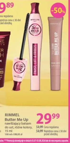 Balsam do ust Rimmel Butter Me Up nawilżający
