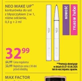 Konturówka do ust z błyszczykiem 2 w 1 Neo Make Up