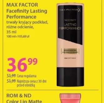 Podkład do twarzy Max Factor Facefinity Lasting Performance