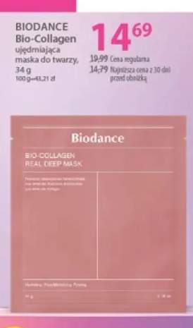 Maska do twarzy BIODANCE Bio-Collagen ujędrniająca