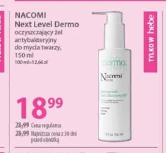 Żel oczyszczający antybakteryjny do mycia twarzy Nacomi Next Level Dermo