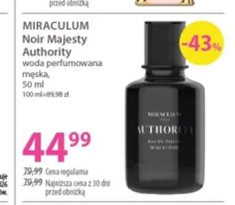 Woda perfumowana męska Miraculum Noir Majesty Authority