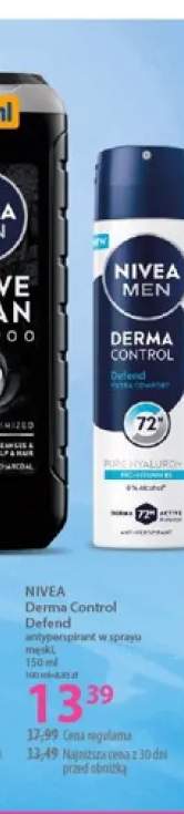 Antyperspirant w sprayu Nivea Men Derma Control Defend