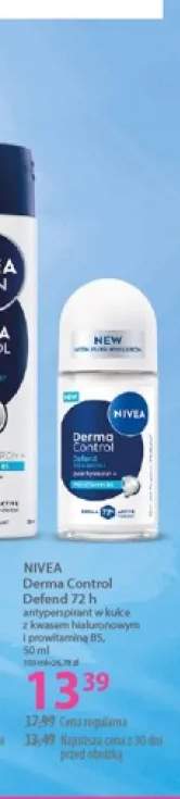 Antyperspirant w kulce Nivea Derma Control Defend 72 h
