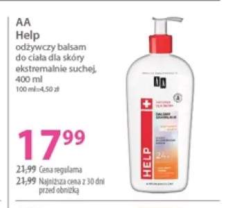 Balsam do ciała AA Help odżywczy