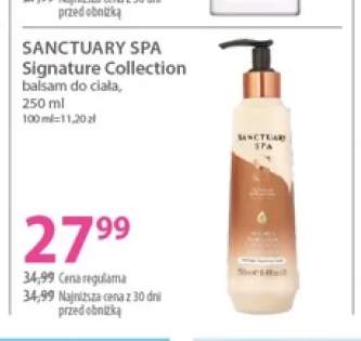 Balsam do ciała Sanctuary Spa Signature Collection