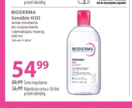Woda micelarna Bioderma Sensibio H2O