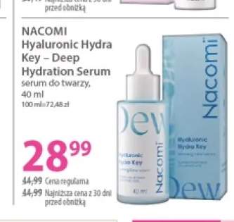 Serum do twarzy Nacomi Hyaluronic Hydra Key - Deep Hydration Serum