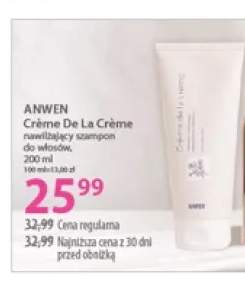 Nawilżający szampon do włosów Anwen Crème De La Crème