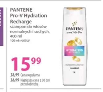 Szampon do włosów Pantene Pro-V Hydration Recharge