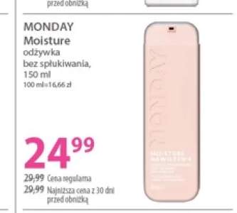 Odżywka do włosów bez spłukiwania Monday Moisture