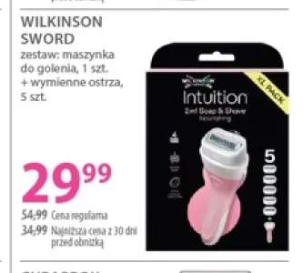 Zestaw maszynka do golenia + wymienne ostrza Wilkinson Sword Intuition