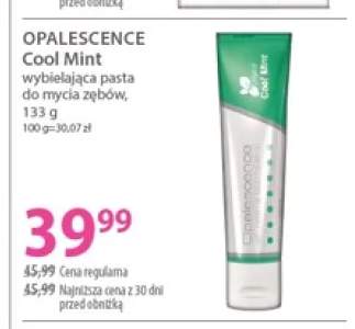Wybielająca pasta do zębów Opalescence Cool Mint