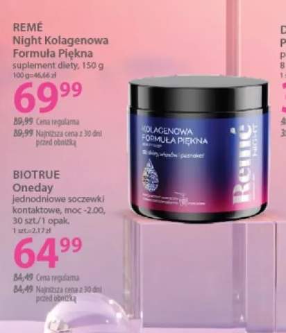 Suplement diety Remé Night Kolagenowa Formuła Piękna