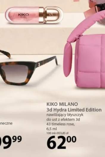 Błyszczyk do ust nawilżający Kiko Milano 3d Hydra Limited Edition