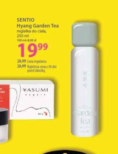 Mgiełka do ciała Sentio Hyang Garden Tea