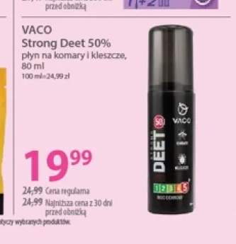 Płyn na komary i kleszcze Vaco Strong Deet 50%