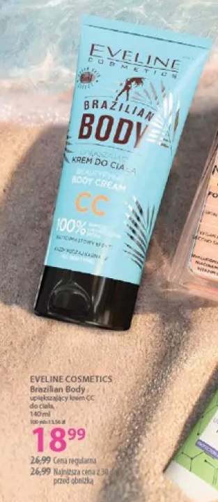 Upiększający krem CC do ciała Eveline Cosmetics Brazilian Body