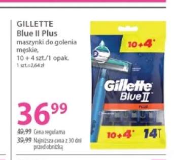 Maszynki do golenia męskie Gillette Blue II Plus 14-pak