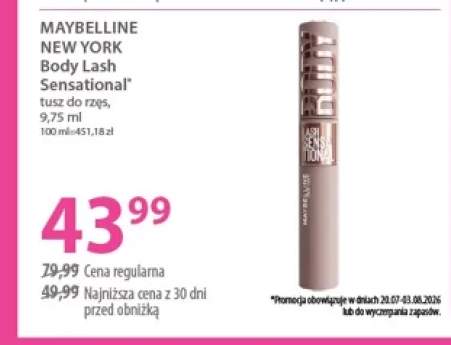 Tusz do rzęs Maybelline New York Lash Sensational