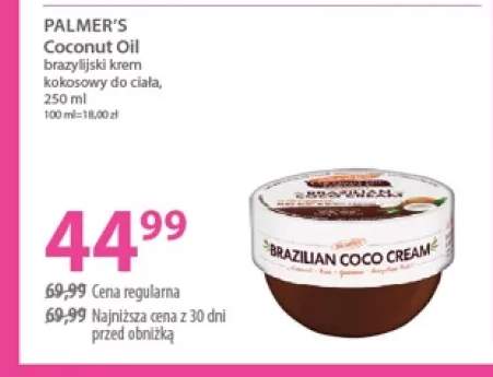 Brazylijski krem kokosowy do ciała Palmer's Coconut Oil