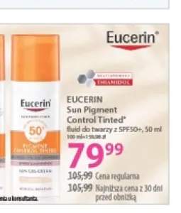 Fluid do twarzy z SPF50+ Sun Pigment Control Tinted Eucerin