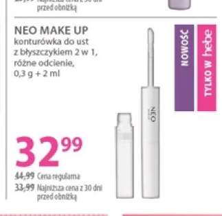 Konturówka do ust z błyszczykiem Neo Make Up 2 w 1