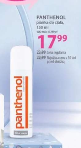 Pianka do ciała Panthenol