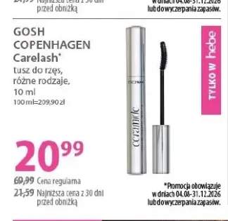 Tusz do rzęs Gosh Copenhagen Carelash