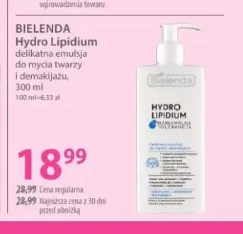 Hydro Lipidium delikatna emulsja do mycia twarzy i demakijażu Bielenda