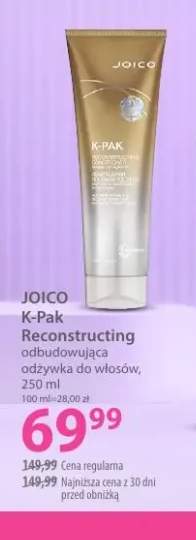 Odbudowująca odżywka do włosów K-Pak Reconstructing Joico