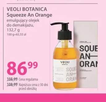 Emulgujący olejek do demakijażu Squeeze An Orange Veoli Botanica
