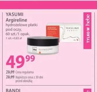 Hydrożelowe płatki pod oczy Argireline Yasumi