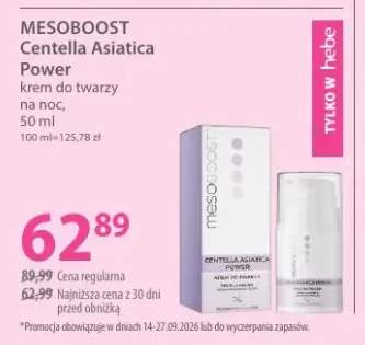 Krem do twarzy na noc Centella Asiatica Power Mesoboost