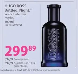 Woda toaletowa męska Bottled. Night. Hugo Boss