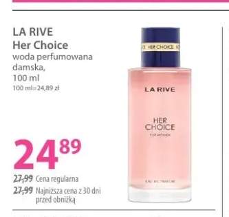 Woda perfumowana damska Her Choice La Rive